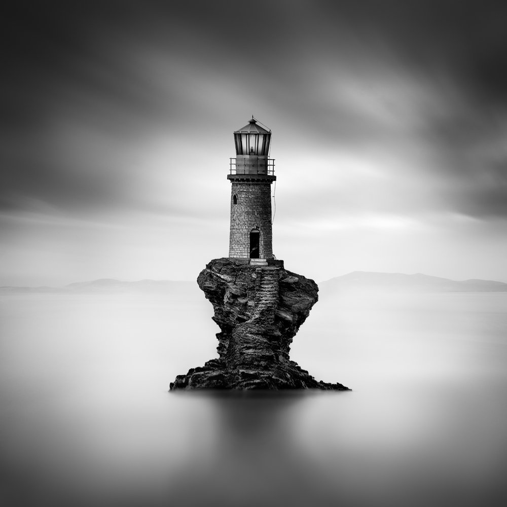 Solitary Rock Lighthouse by George Digalakis