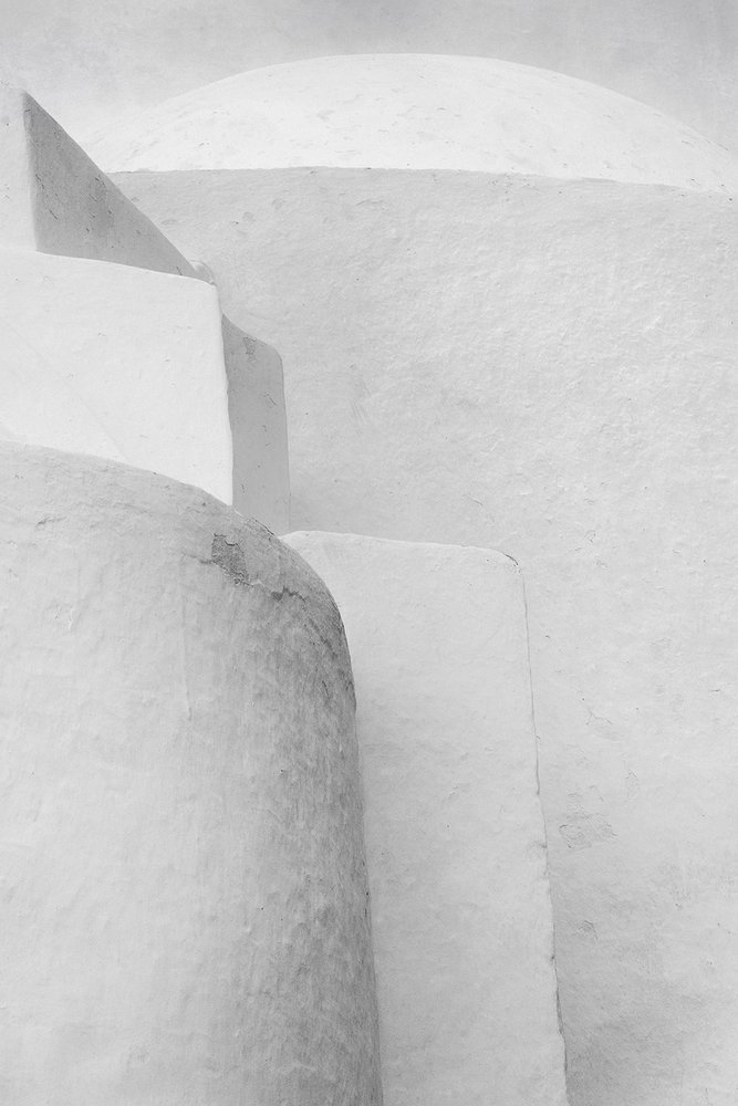 White Architectural Curves by George Digalakis