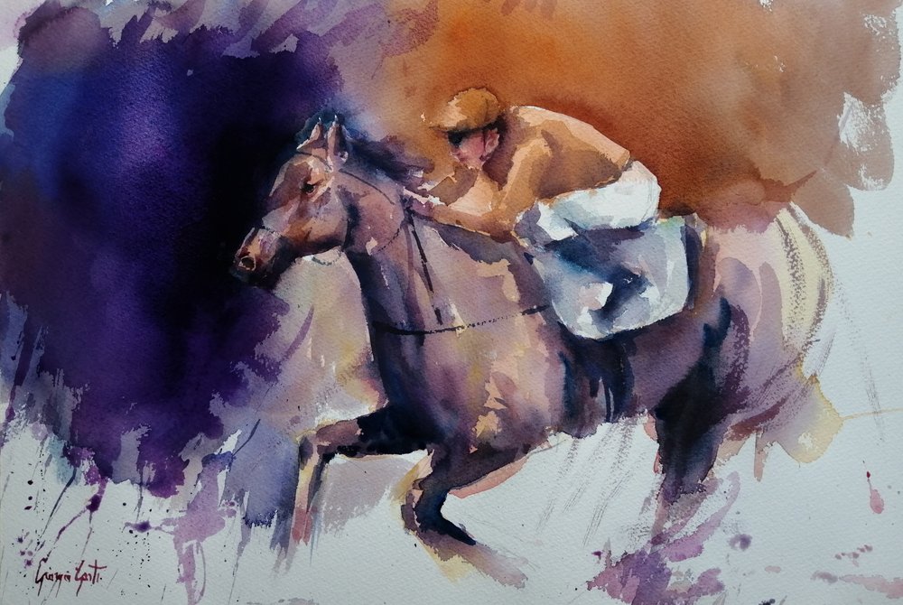 Dynamic Race Horse by Giorgio Gosti