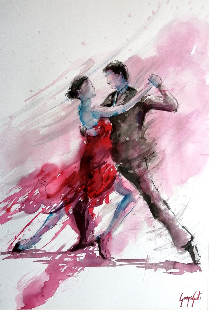 Passionate Tango Dance by Giorgio Gosti