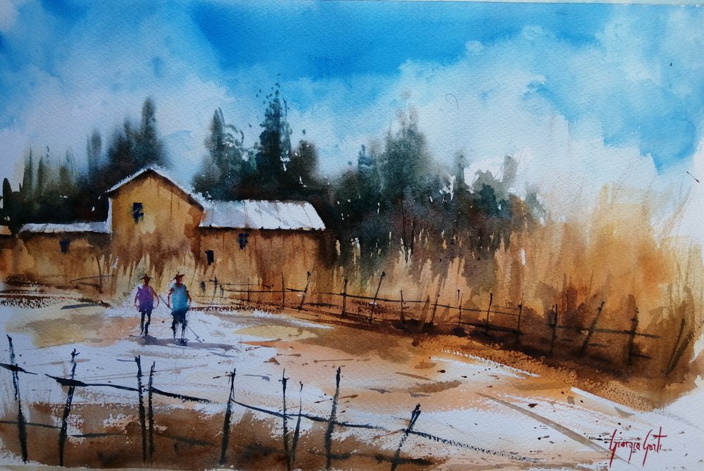 Countryside Landscape 15 by Giorgio Gosti