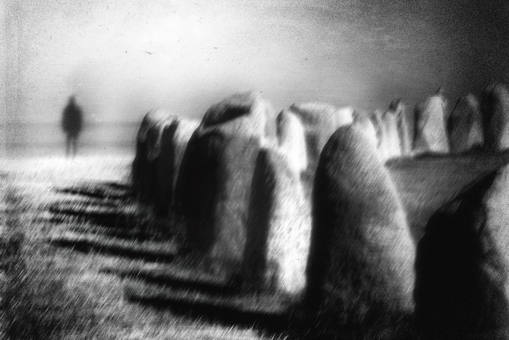 Mysterious Stone Circle Landscape by Gustav Davidsson
