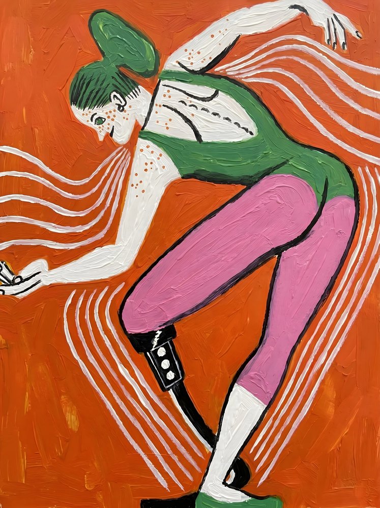 Confident Prosthetic Dancer by HUGO
