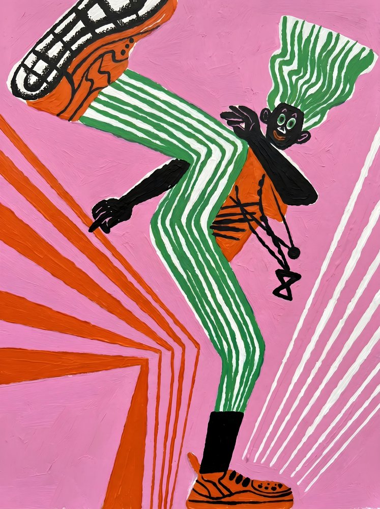 Energetic Striped Dance by HUGO