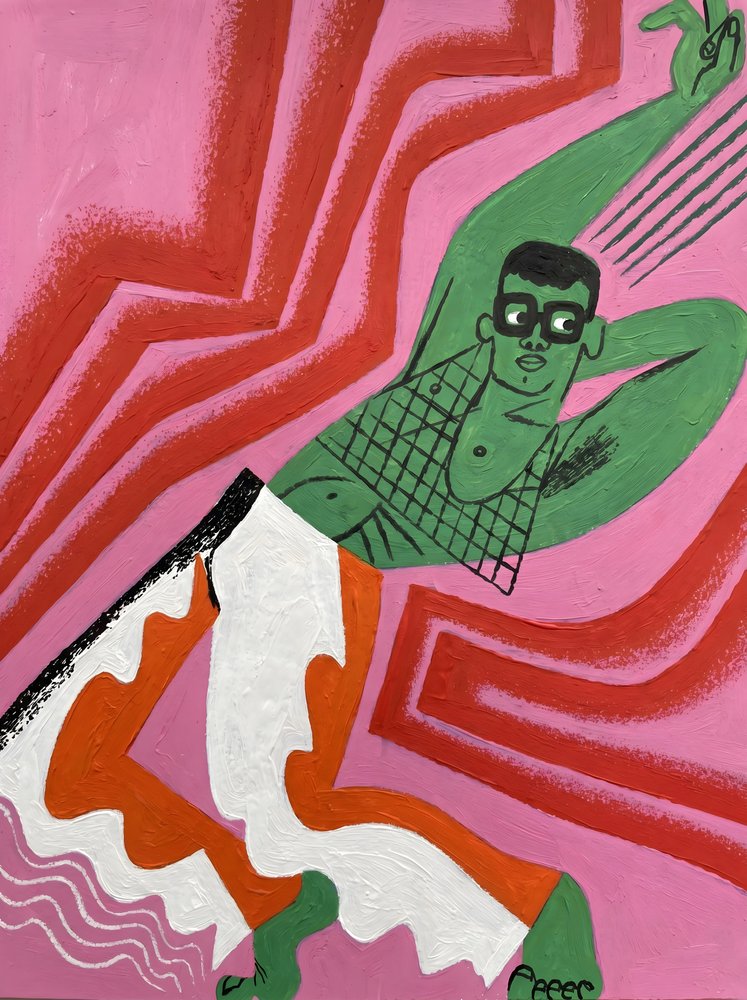 Green Man Dancing by HUGO