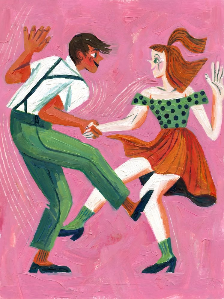 Swing Dance Couple by HUGO
