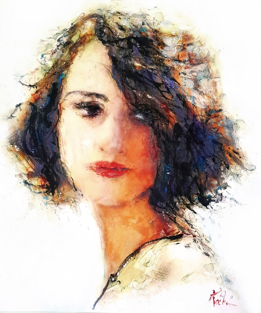 Modern Abstract Woman by Hein Kocken