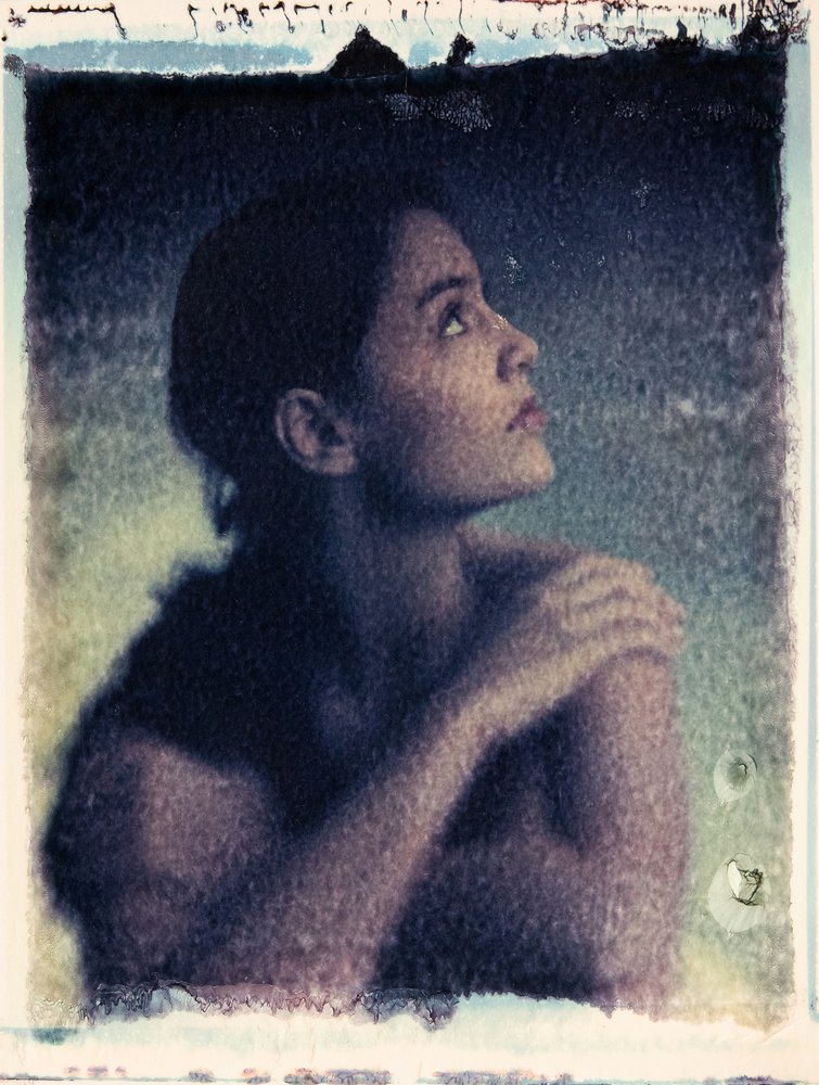 Contemplative Woman Profile by Ida Publishing
