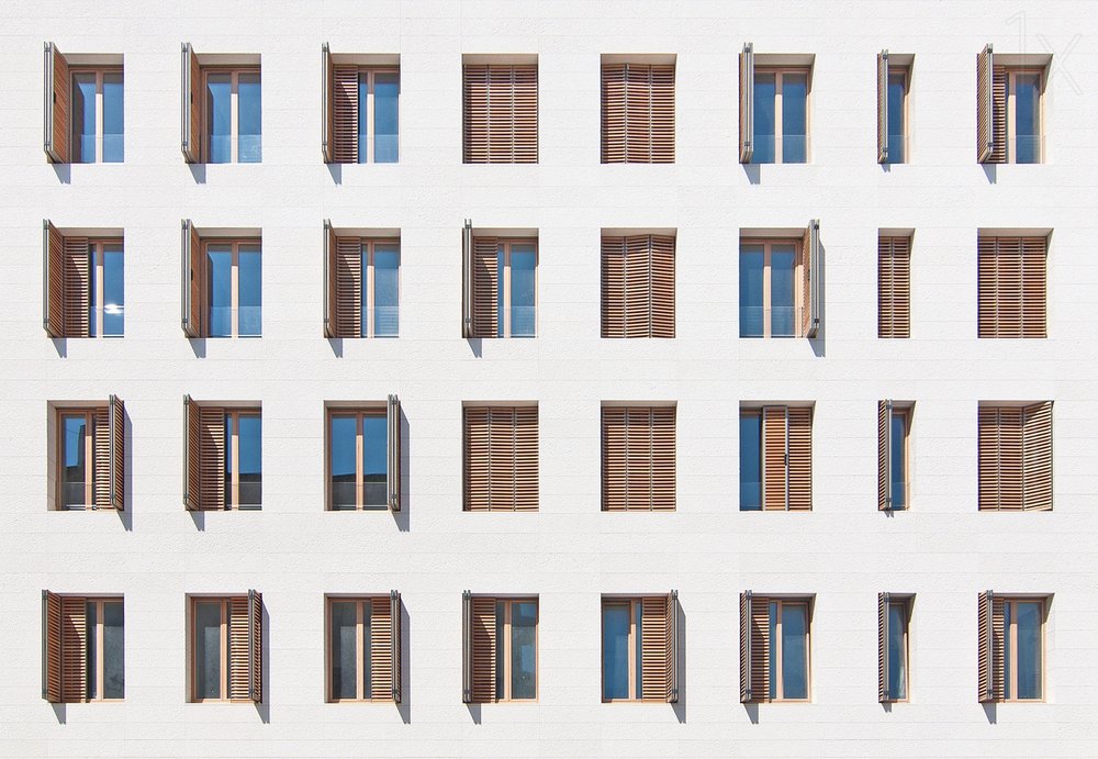 Geometric Window Facade by Igor Bakotic