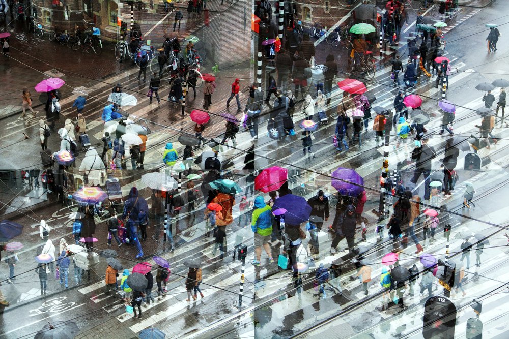 Rainy City Umbrellas by Igor Shrayer
