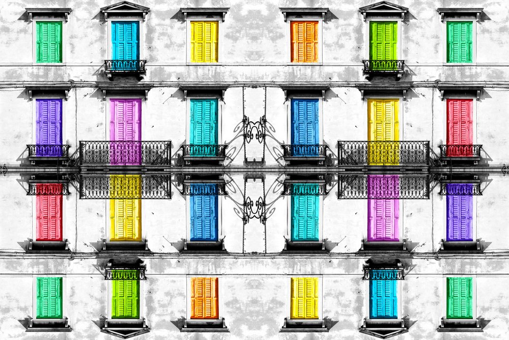 Vibrant Window Facade by Igor Shrayer