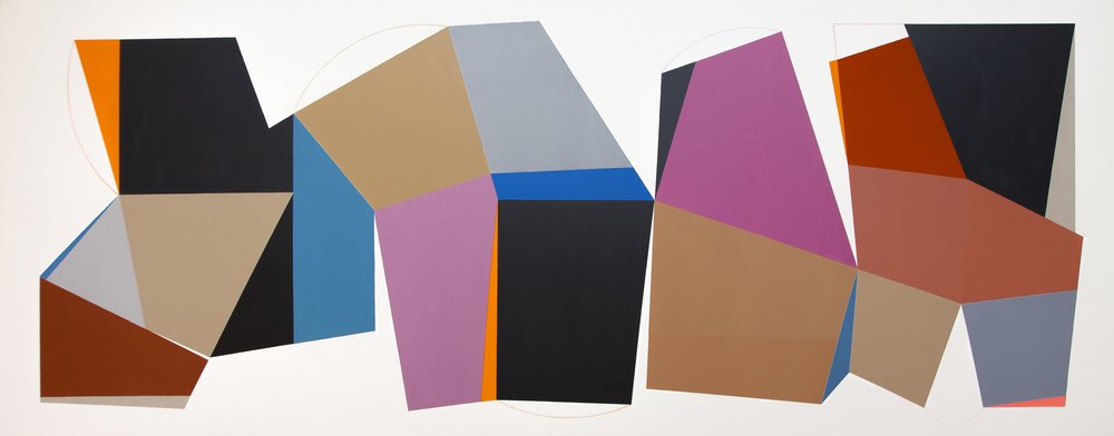 Geometric Color Blocks by Ildefonso Martín