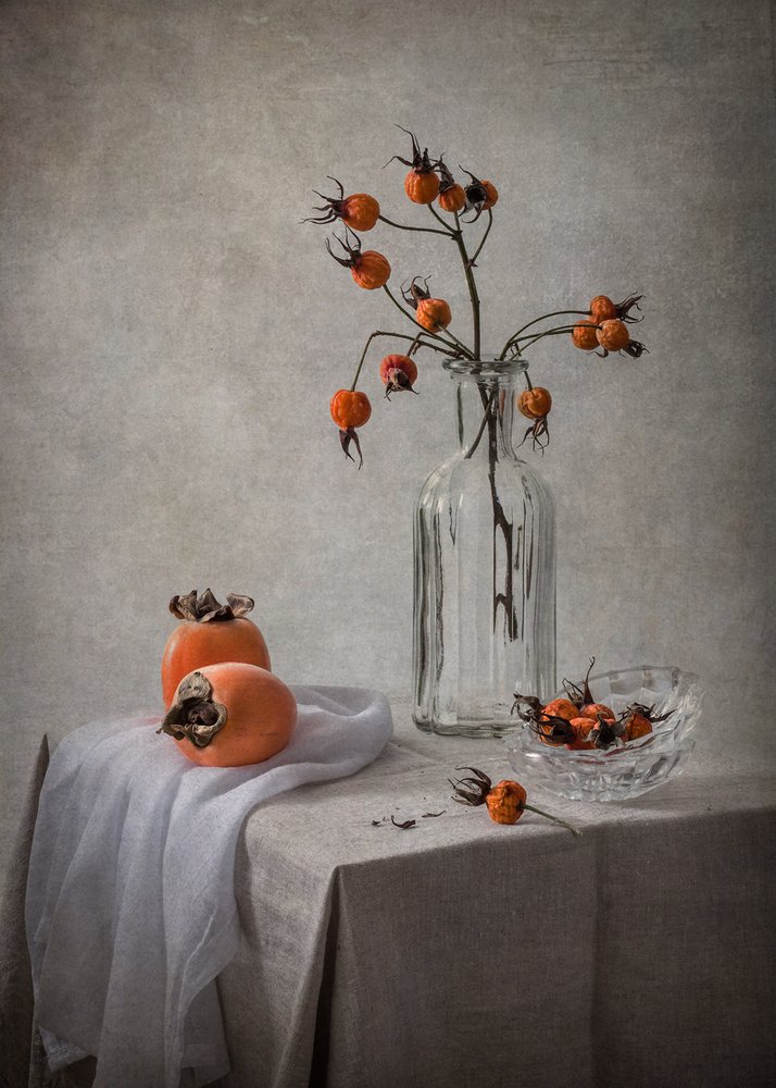 Rustic Autumn Arrangement by Inna Karpova