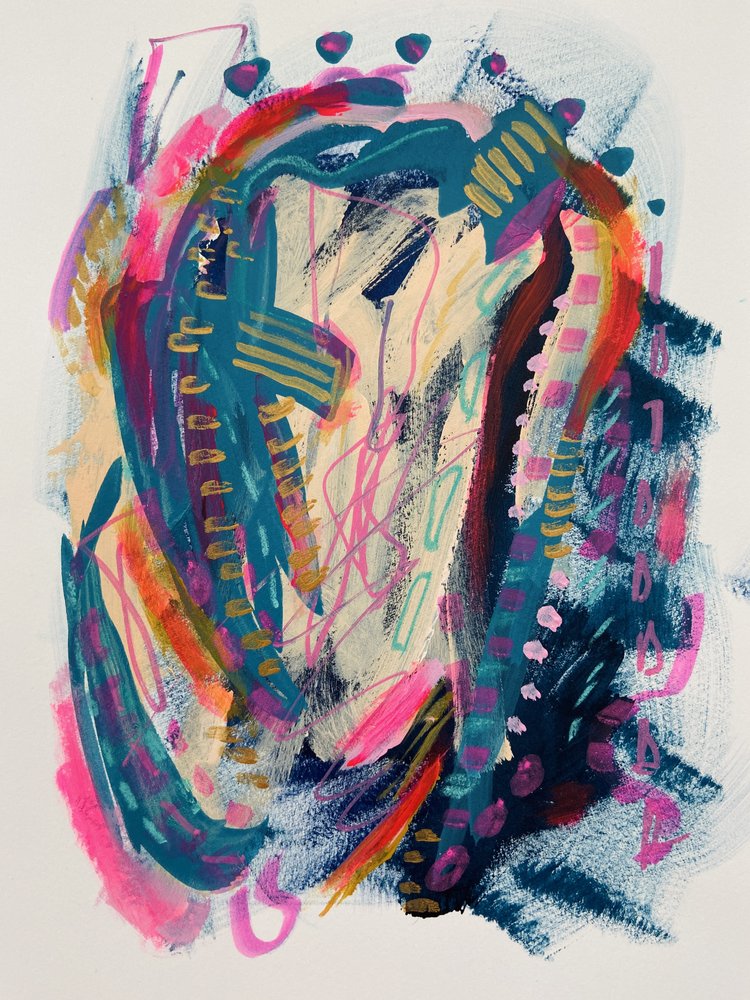 Vibrant Abstract Strokes by Irene Chua