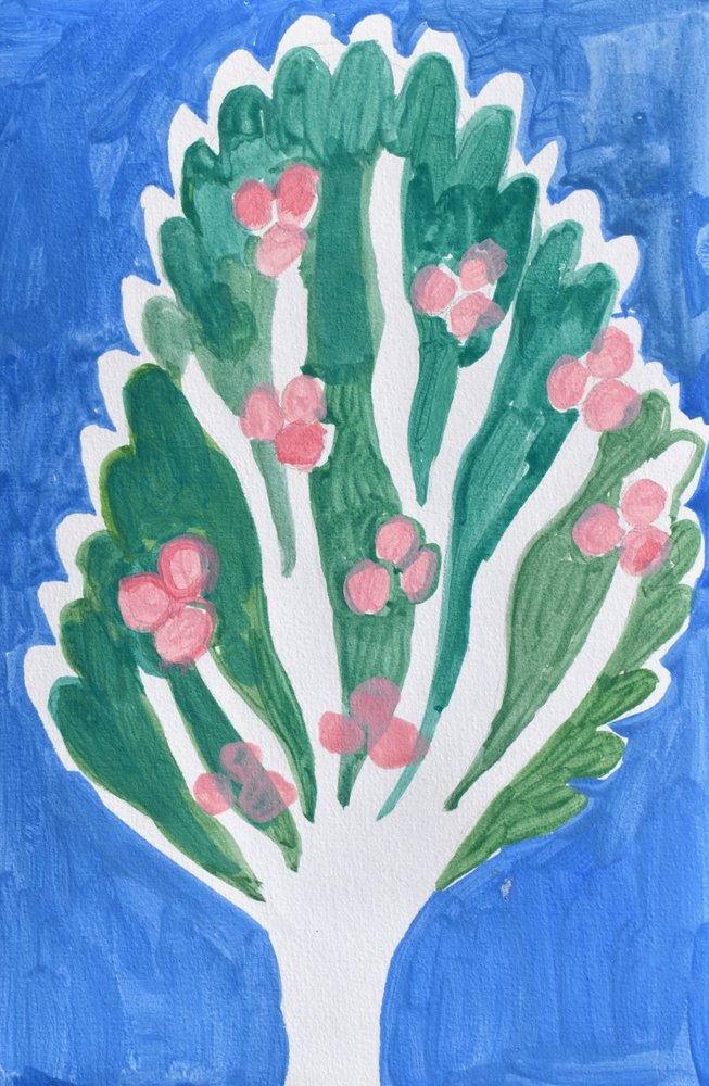 Pink Blossom Tree by Iria Fernandez