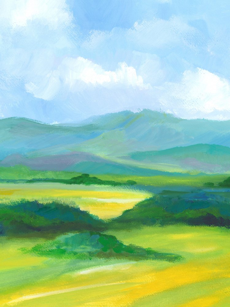 Abstract Landscape 04 by Isabelle Brent