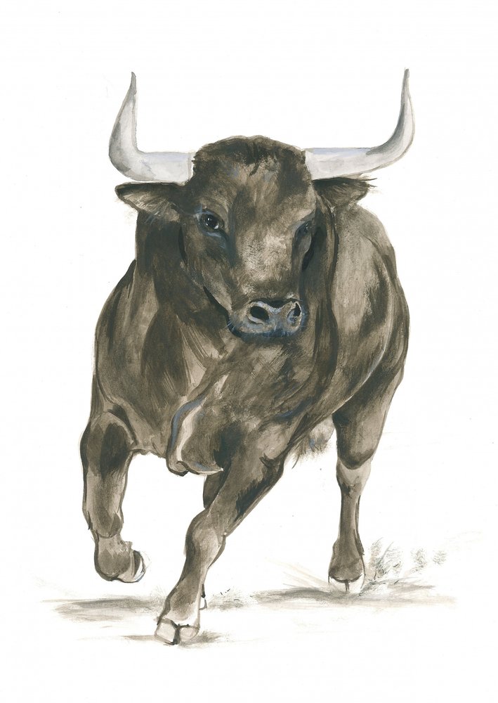 Charging Bull Power by Isabelle Brent