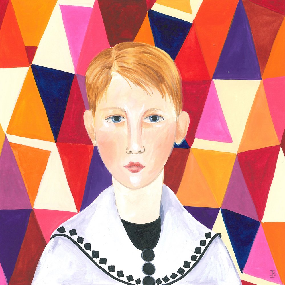 Geometric Portrait by Isabelle Brent