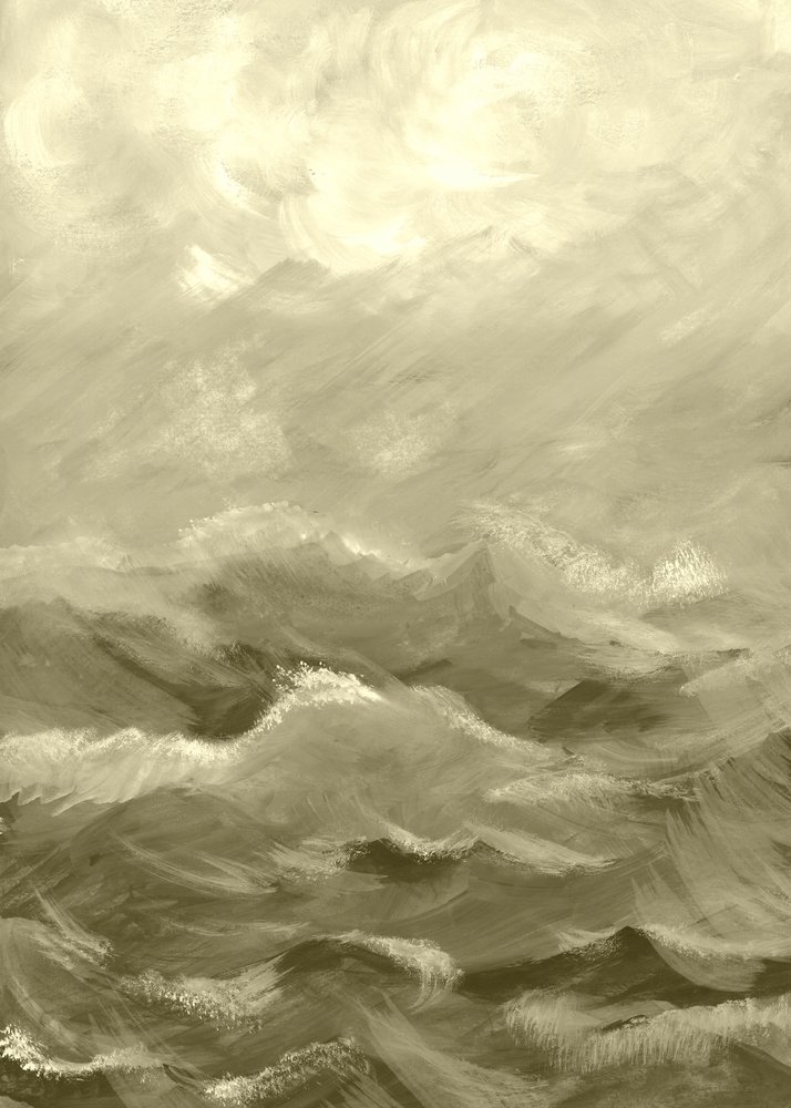 The Rough Sea 2 by Isabelle Brent