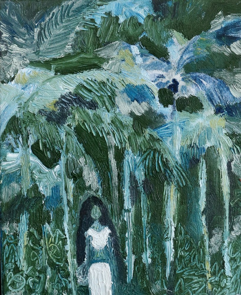 Tropical Forest Woman by JMF FINE ART