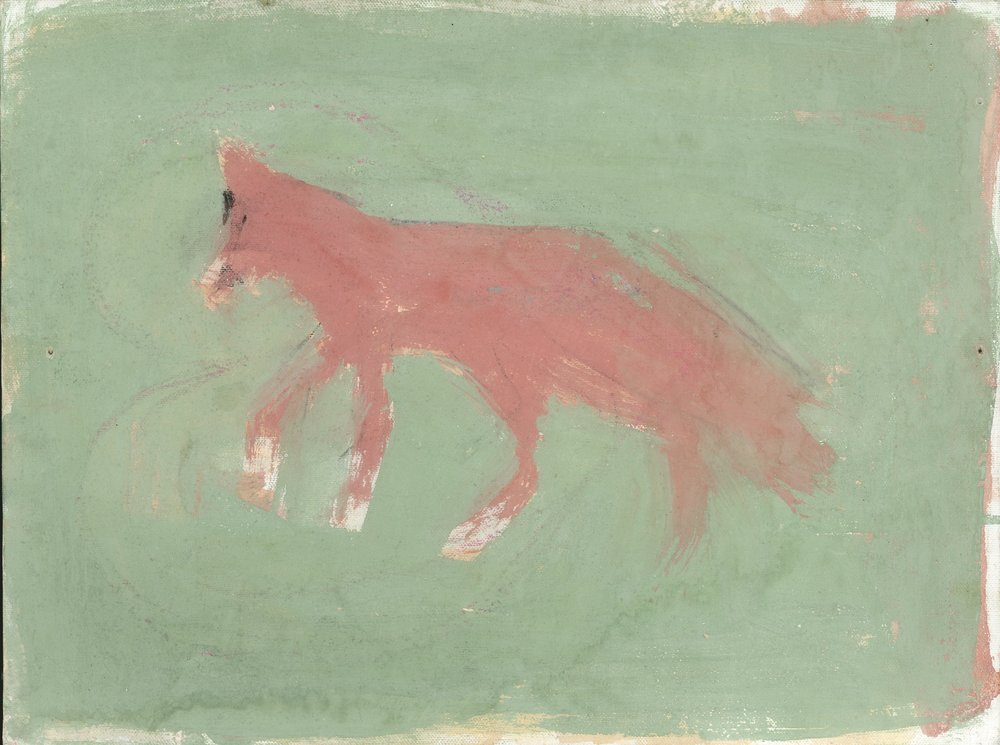 Abstract Red Fox by Jacqui Orly Ammon