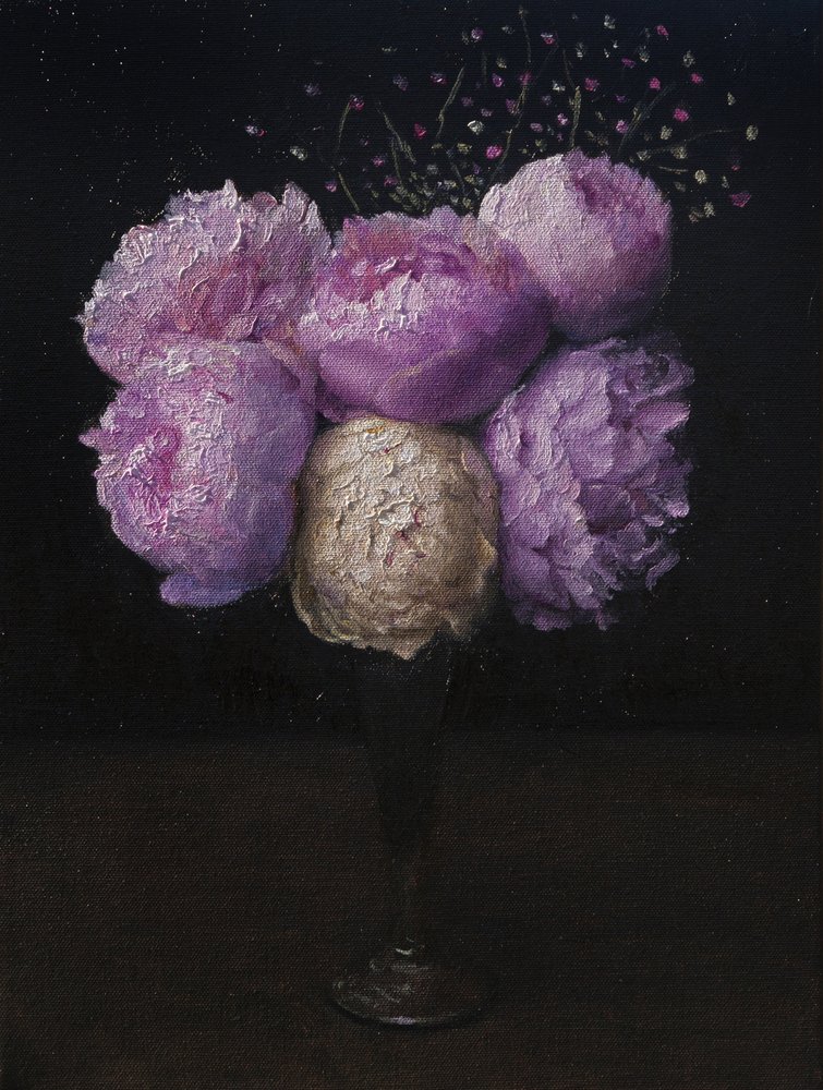 Elegant Peony Bouquet by James Zamora