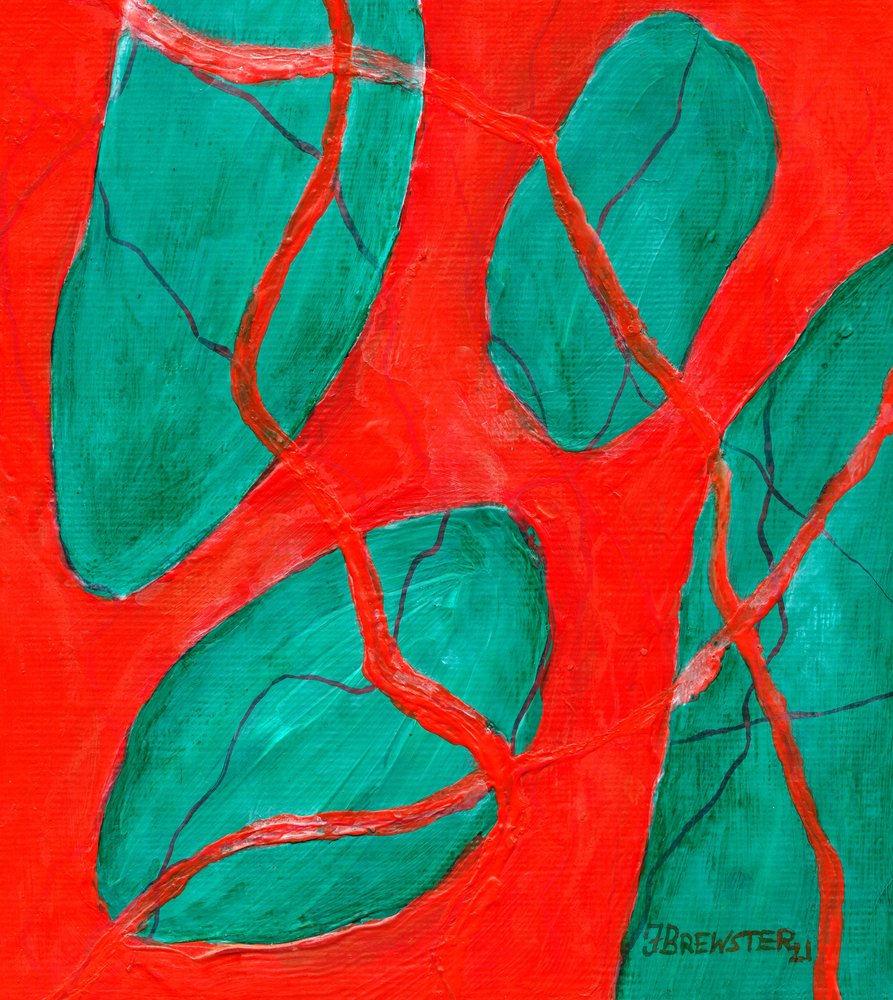 Abstract Organic Flow by Janine Brewster