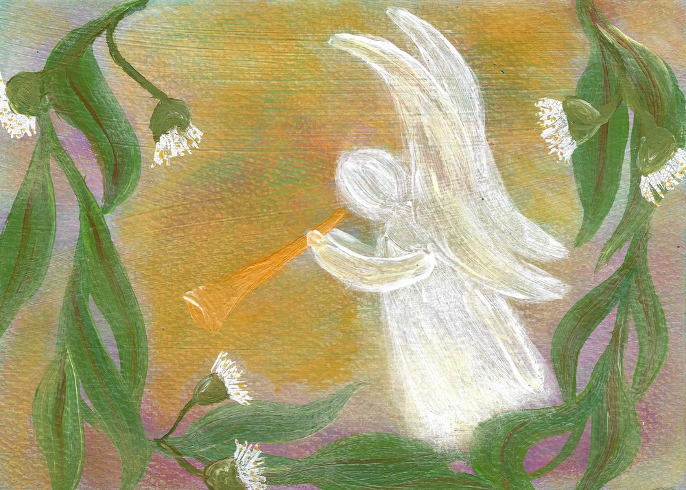 Eucalyptus Angel Trumpet by Janine Brewster