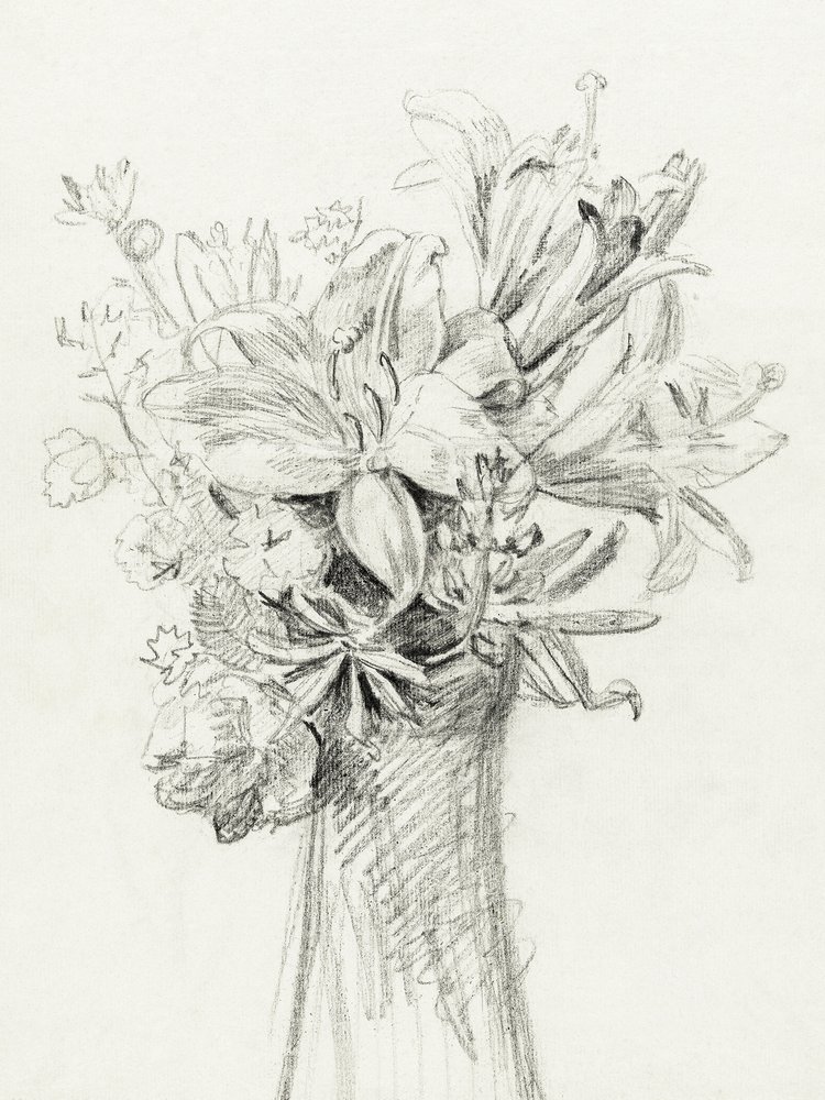 Flowers in a Vase by Jean Bernard