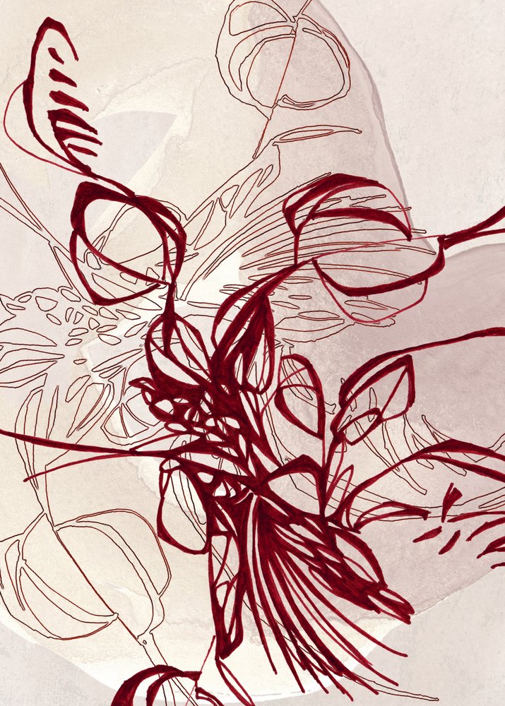 Elegant Botanical Lines by Jenja Braun