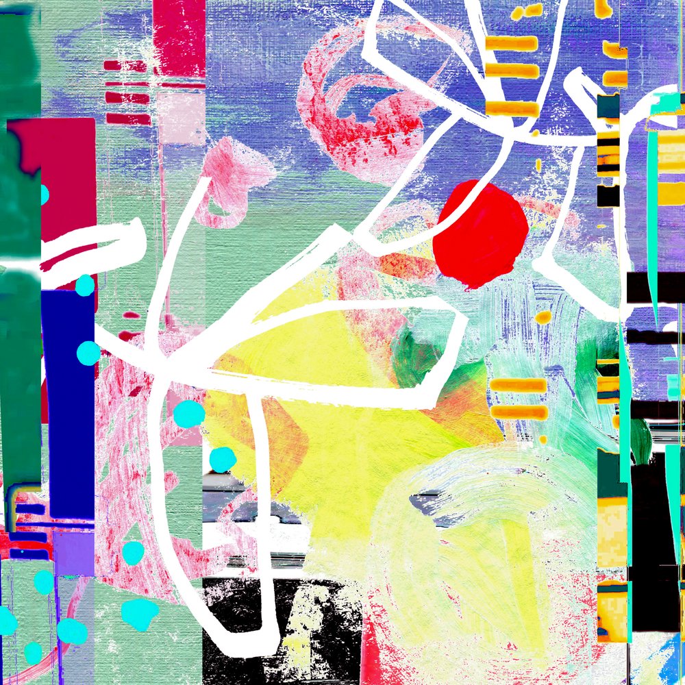 Vibrant Abstract Shapes by Jenja Braun