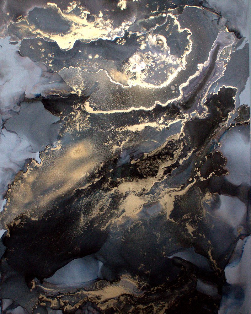 Black Gold Flow by Jenny Nielsen
