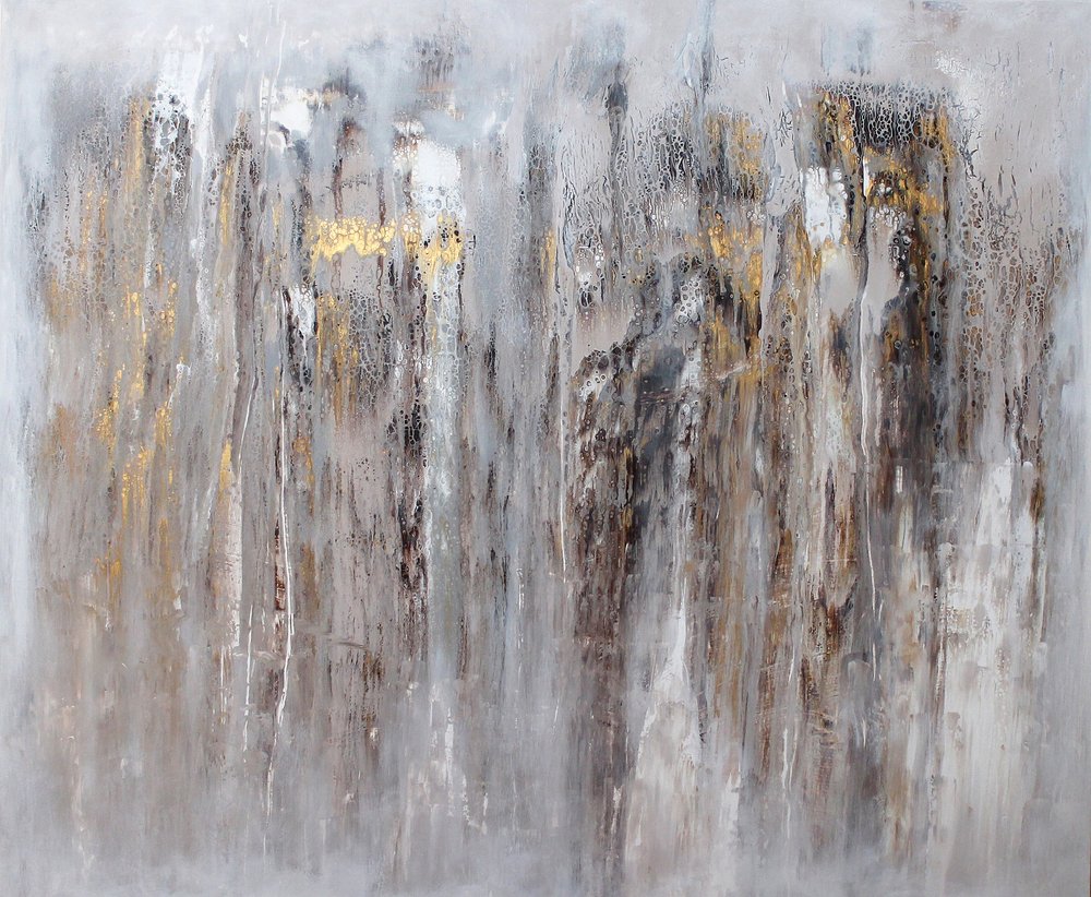 Shimmering Gold Flow by Jenny Nielsen