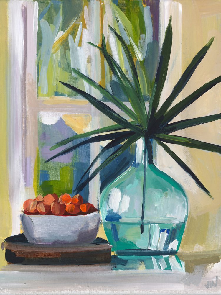 Aqua Vase by Jenny Westenhofer