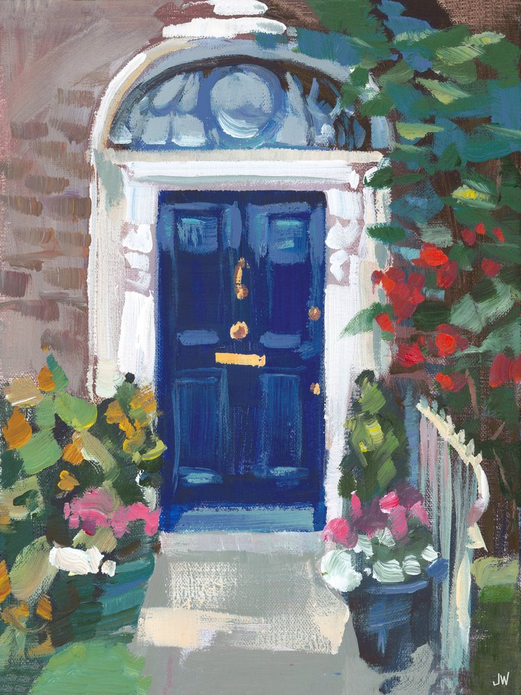 Blue Door by Jenny Westenhofer