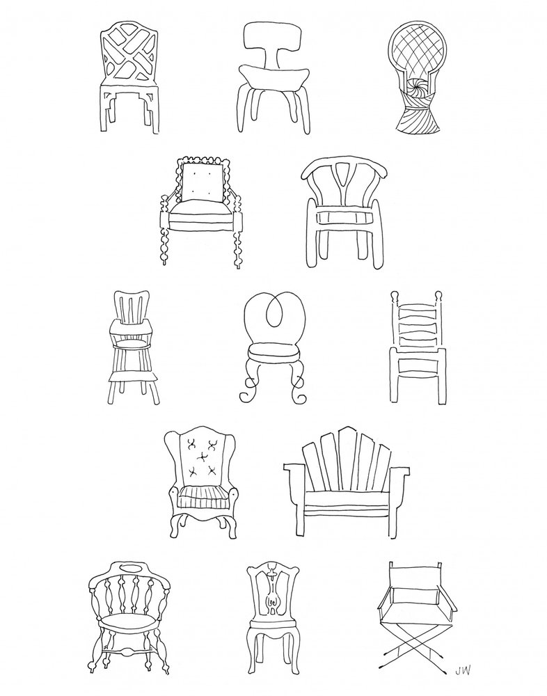 Chairs Straightened by Jenny Westenhofer