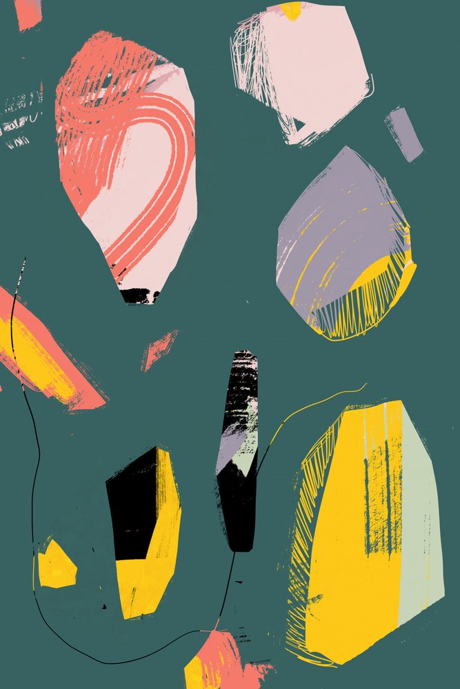 Abstract Color Blocks by Jilli Darling