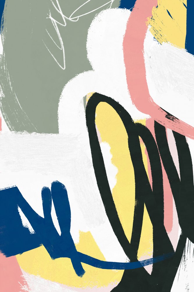 Dynamic Colorful Abstract by Jilli Darling