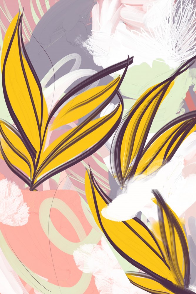 Vibrant Yellow Leaves by Jilli Darling