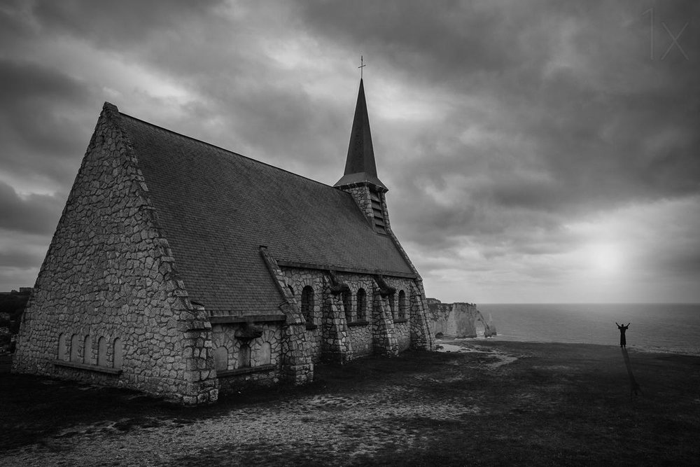 Dramatic Coastal Chapel by Jochen Bongaerts