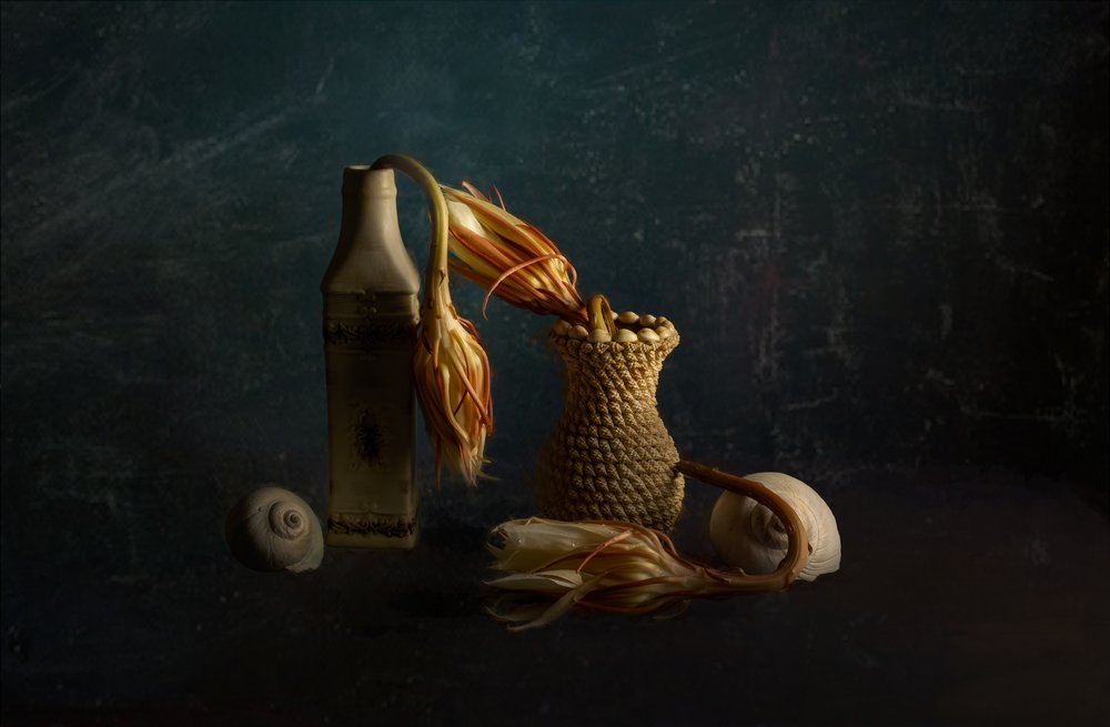 Fading Floral Still Life by John-Mei Zhong