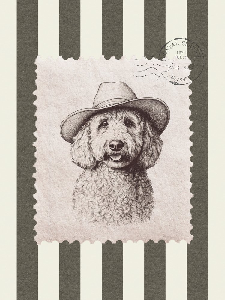 Goldendoodle Cowboy Hat by Jolly and Dash