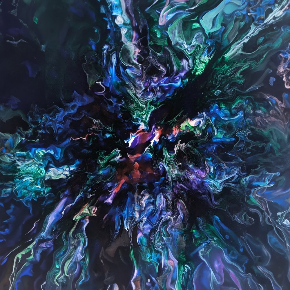 Cosmic Ocean Swirl by Jonas Weikel