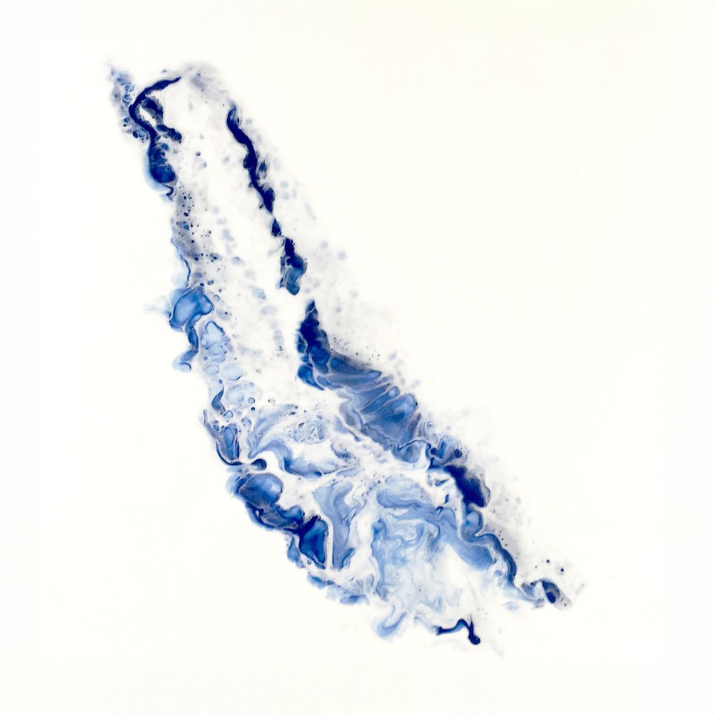 Indigo Liquid Flow by Jonas Weikel