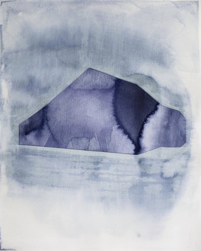 Abstract Blue Geometry by Joshua Hoskins