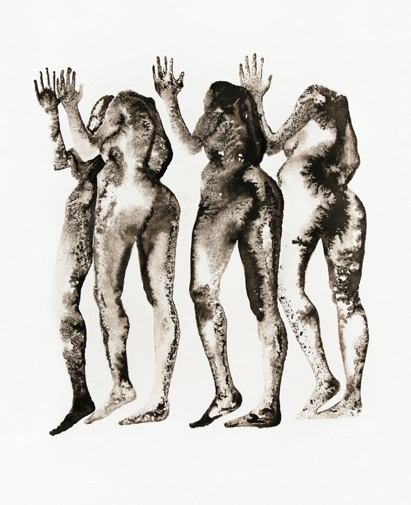 Abstract Ink Women by Joshua Hoskins