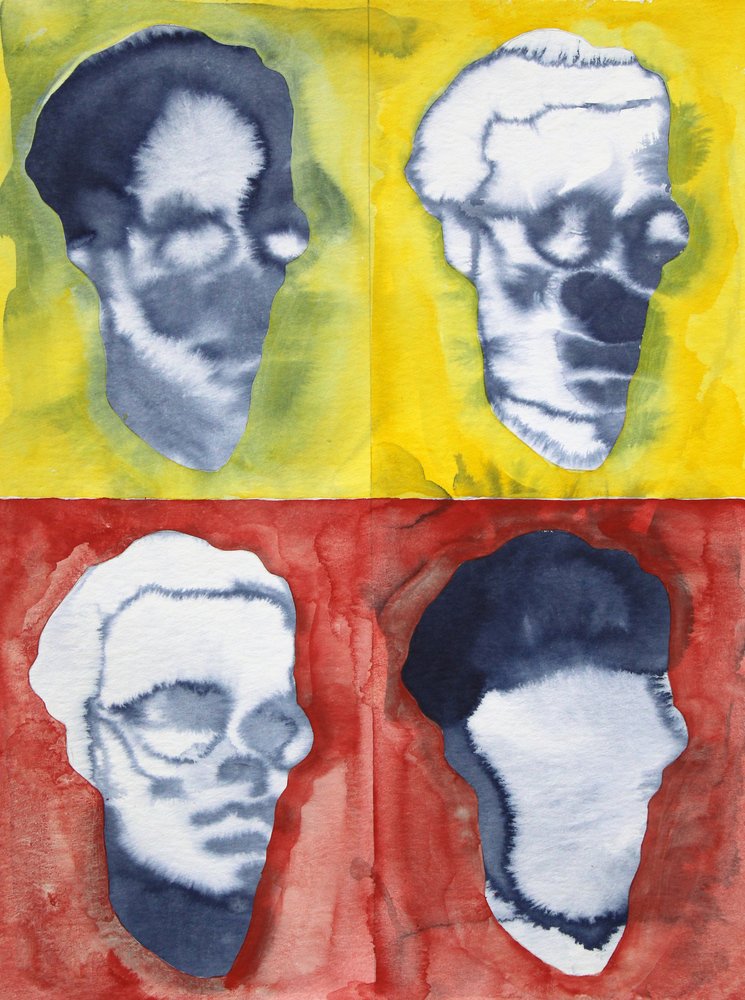 Expressive Watercolor Heads by Joshua Hoskins