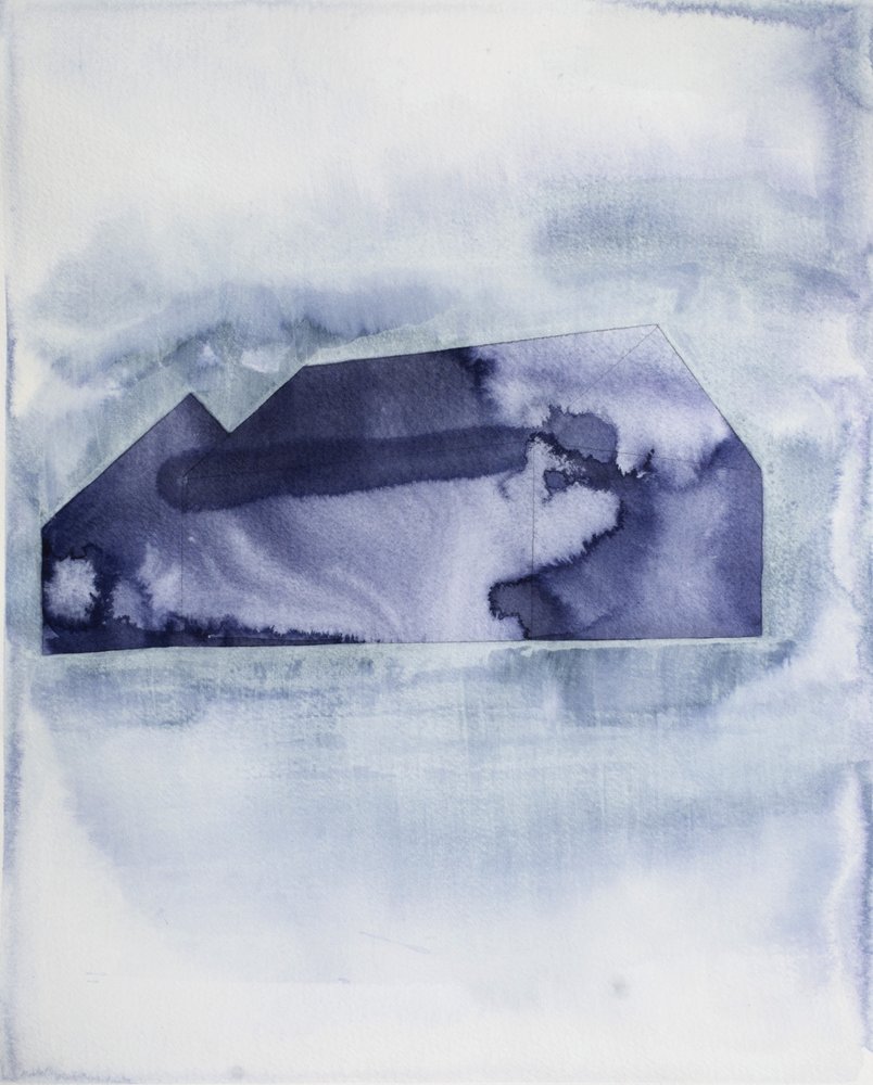 Indigo Mountain Landscape by Joshua Hoskins