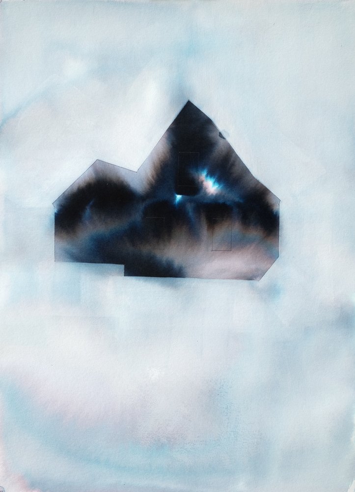 Mysterious Blue Silhouette by Joshua Hoskins