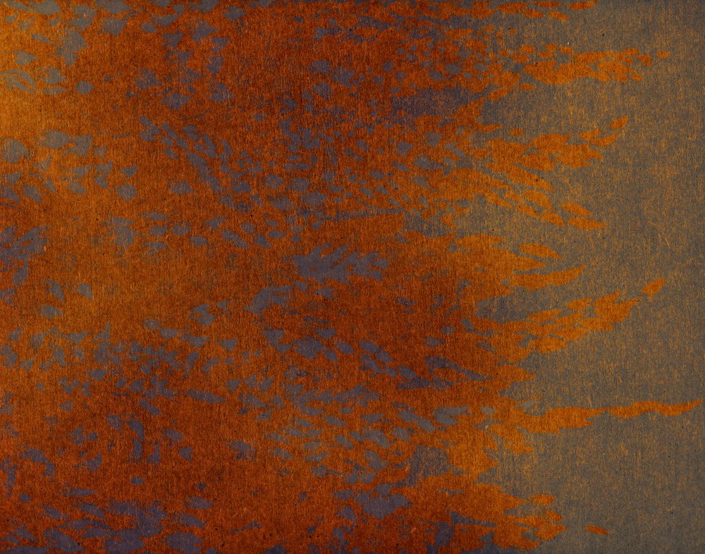 Abstract Rust Flow by Josie George